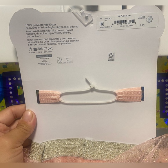 Pink Fox Tutu Set - Picture 3 of 4